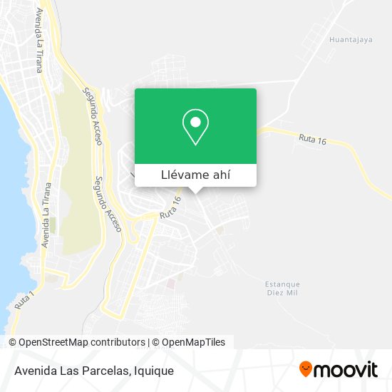 Mapa de Avenida Las Parcelas