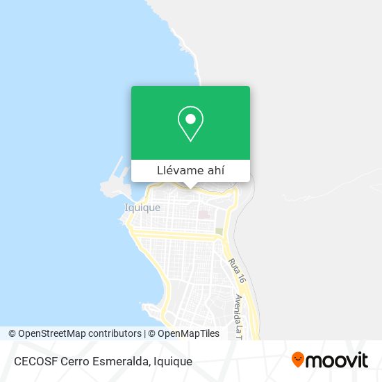 Mapa de CECOSF Cerro Esmeralda