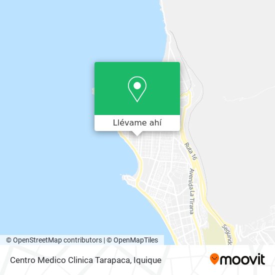 Mapa de Centro Medico Clinica Tarapaca