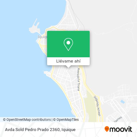 Mapa de Avda Sold Pedro Prado 2360