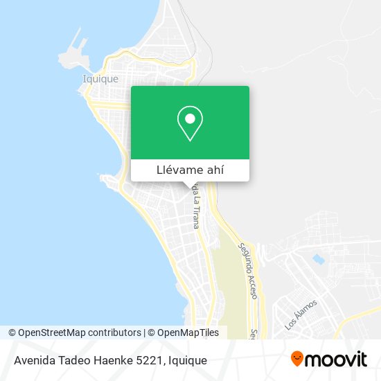 Mapa de Avenida Tadeo Haenke 5221