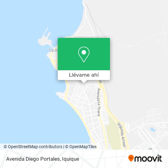 Mapa de Avenida Diego Portales