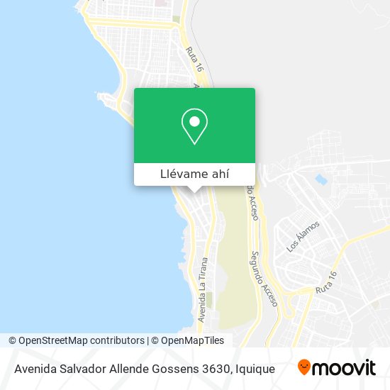 Mapa de Avenida Salvador Allende Gossens 3630