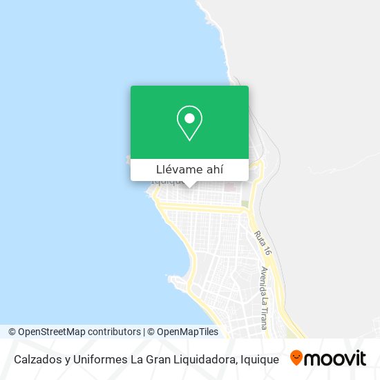 C mo llegar a Calzados y Uniformes La Gran Liquidadora en Iquique