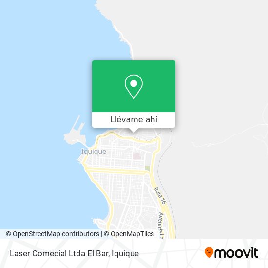 Mapa de Laser Comecial Ltda El Bar