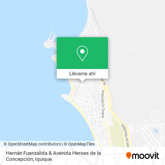 Mapa de Hernán Fuenzalida & Avenida Heroes de la Concepción