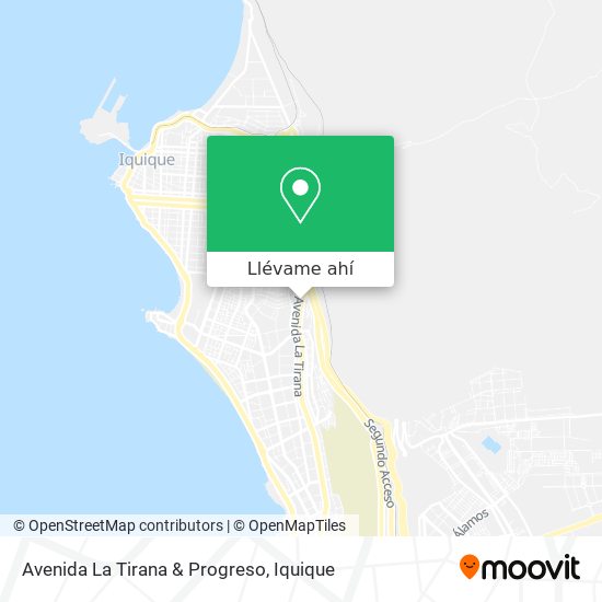 Mapa de Avenida La Tirana & Progreso
