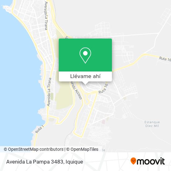 Mapa de Avenida La Pampa 3483
