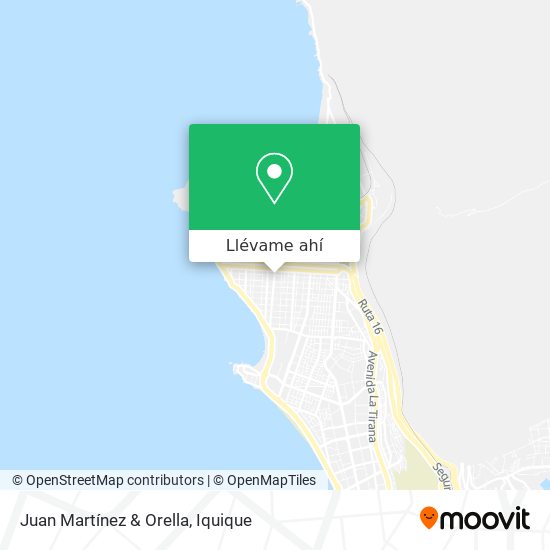 Mapa de Juan Martínez & Orella