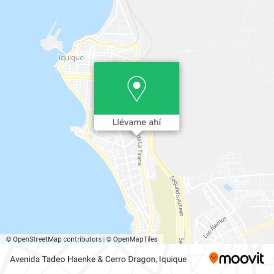 Mapa de Avenida Tadeo Haenke & Cerro Dragon