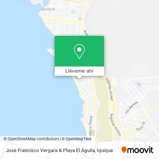 Mapa de José Francisco Vergara & Playa El Águila