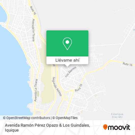 Mapa de Avenida Ramón Pérez Opazo & Los Guindales