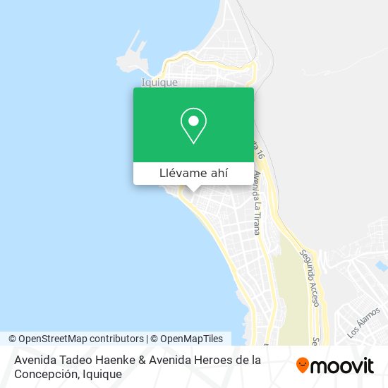 Mapa de Avenida Tadeo Haenke & Avenida Heroes de la Concepción