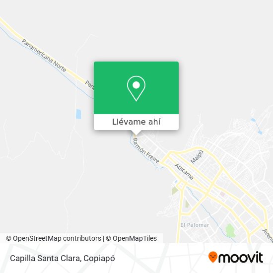Mapa de Capilla Santa Clara