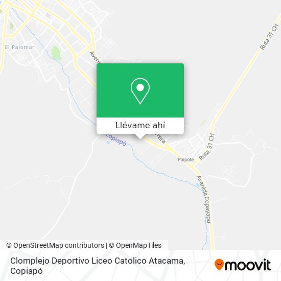 Mapa de Clomplejo Deportivo Liceo Catolico Atacama