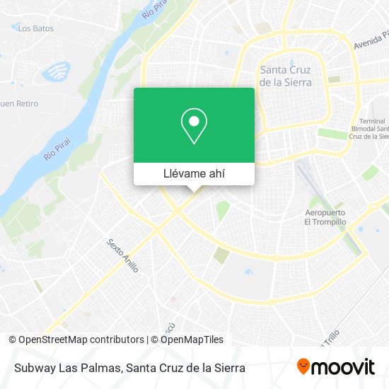 Mapa de Subway Las Palmas