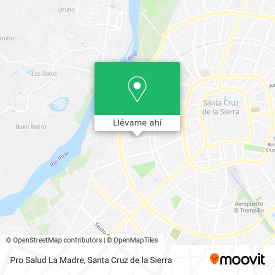 Mapa de Pro Salud La Madre