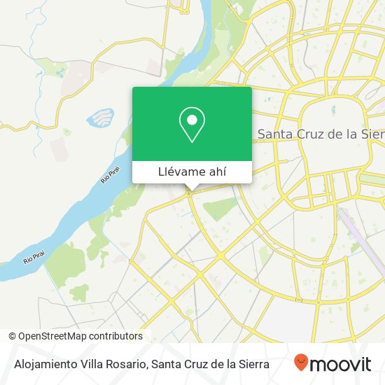 Mapa de Alojamiento Villa Rosario