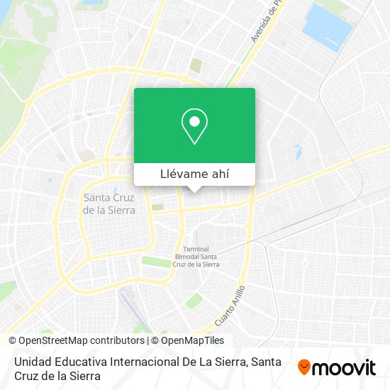 Mapa de Unidad Educativa Internacional De La Sierra