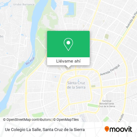 C mo llegar a Ue Colegio La Salle en Santa Cruz De La Sierra en