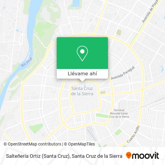 Mapa de Salteñería Ortiz (Santa Cruz)