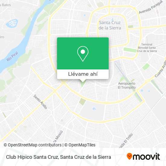Mapa de Club Hípico Santa Cruz
