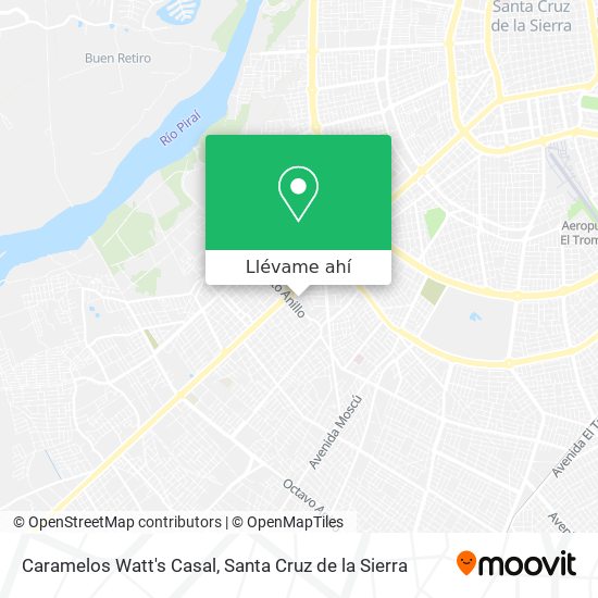 Mapa de Caramelos Watt's Casal