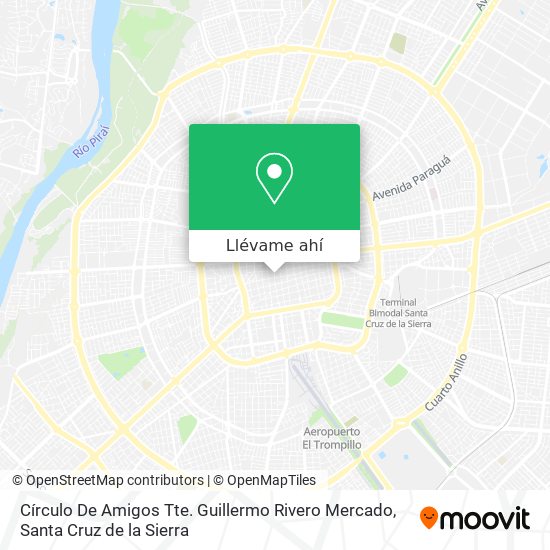 Mapa de Círculo De Amigos Tte. Guillermo Rivero Mercado
