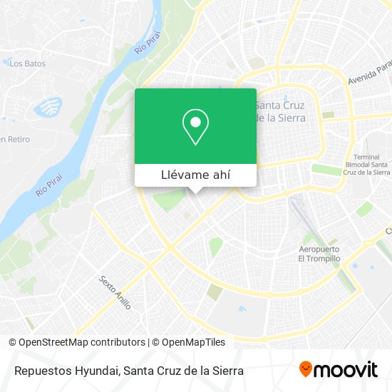 Mapa de Repuestos Hyundai