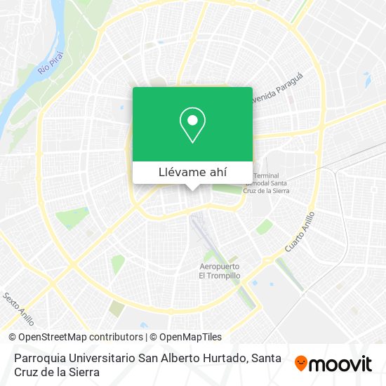 Mapa de Parroquia Universitario San Alberto Hurtado