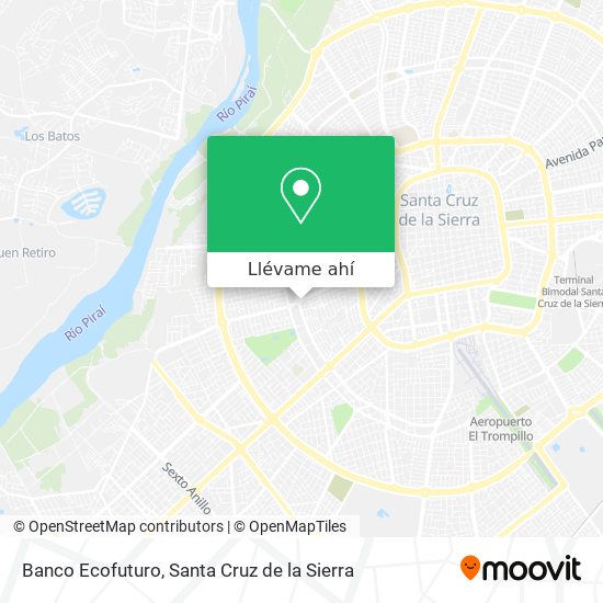 Mapa de Banco Ecofuturo