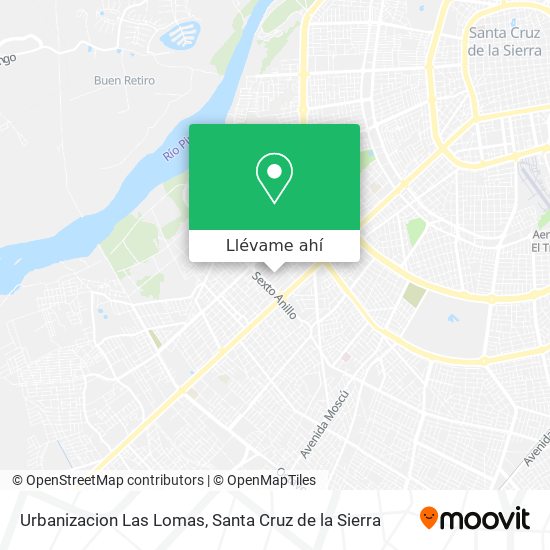 Mapa de Urbanizacion Las Lomas
