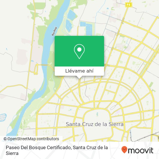 Mapa de Paseo Del Bosque Certificado