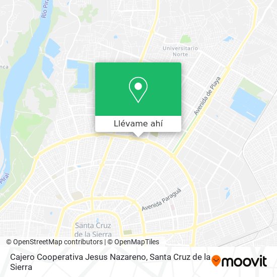 Mapa de Cajero Cooperativa Jesus Nazareno