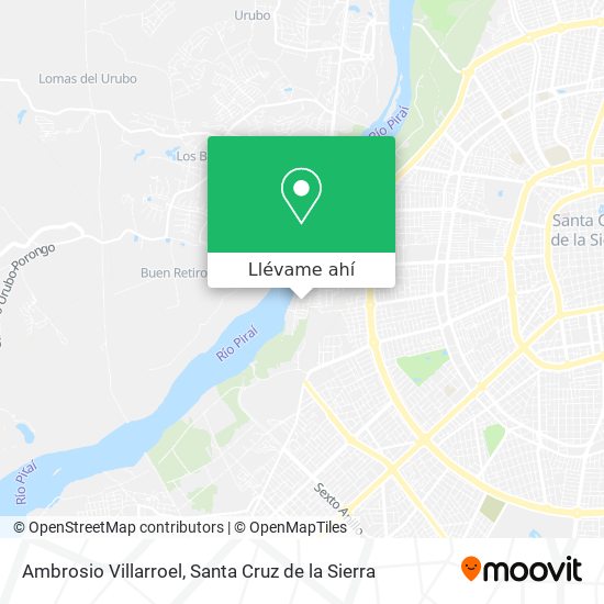Mapa de Ambrosio Villarroel