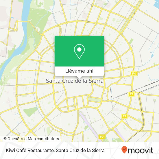 Mapa de Kiwi Café Restaurante