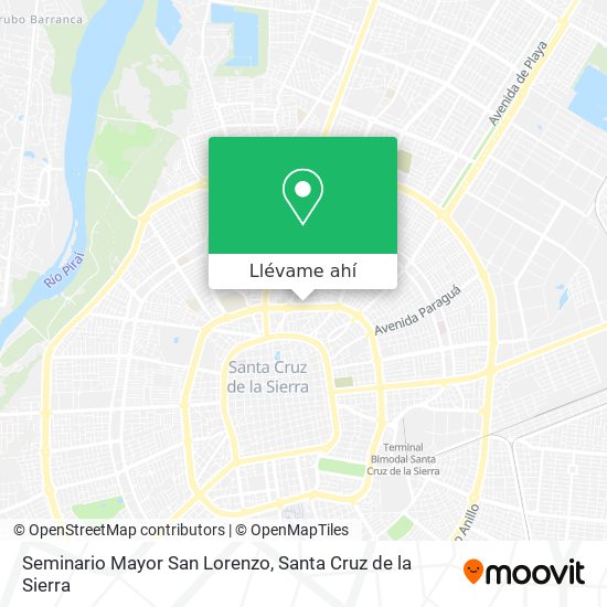 Mapa de Seminario Mayor San Lorenzo
