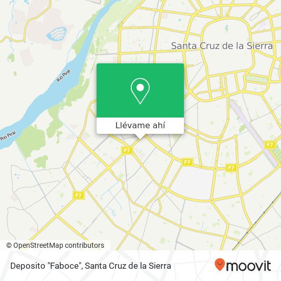 Mapa de Deposito "Faboce"