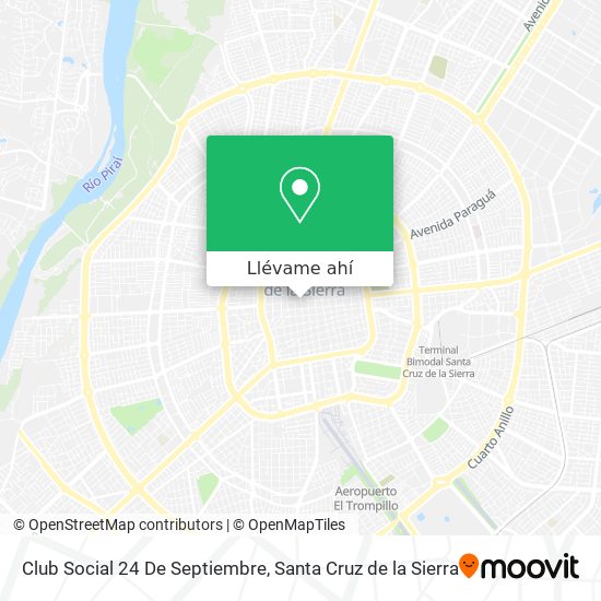 Mapa de Club Social 24 De Septiembre