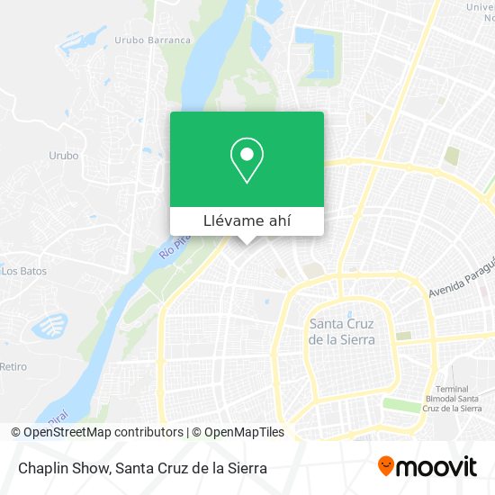 Mapa de Chaplin Show