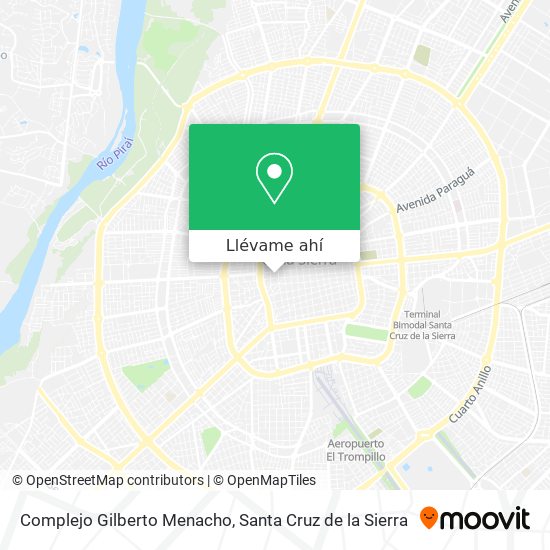 Mapa de Complejo Gilberto Menacho