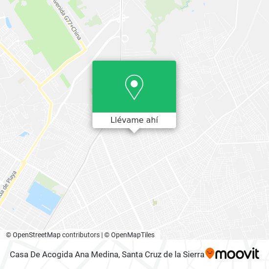Mapa de Casa De Acogida Ana Medina