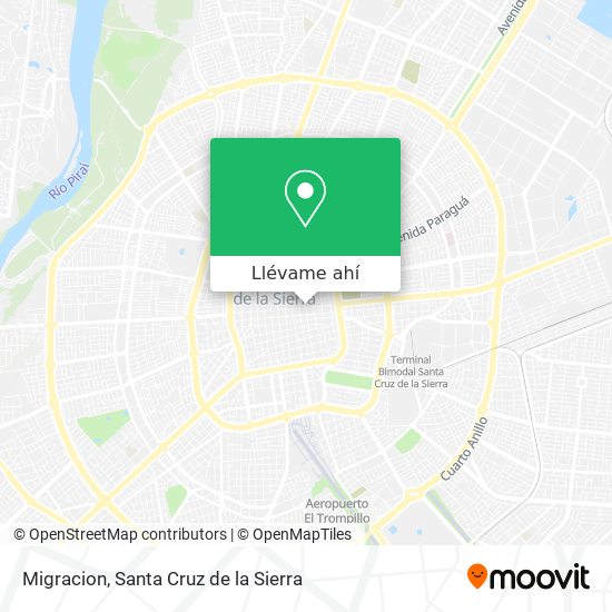 Mapa de Migracion