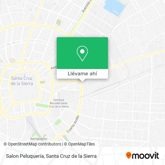 Mapa de Salon Peluquería