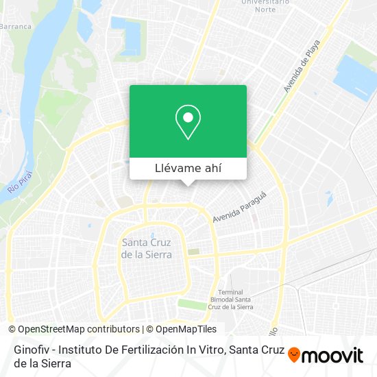 Mapa de Ginofiv - Instituto De Fertilización In Vitro