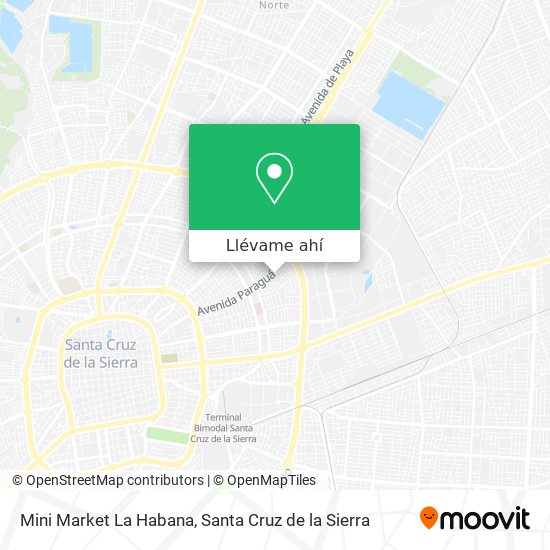 Mapa de Mini Market La Habana
