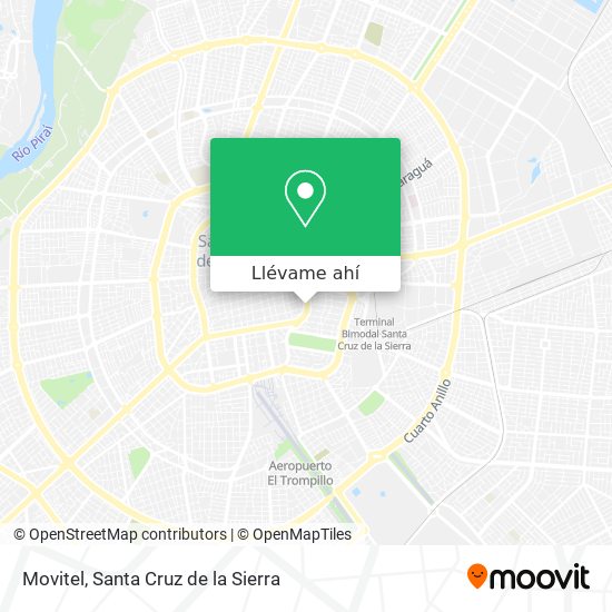 Mapa de Movitel