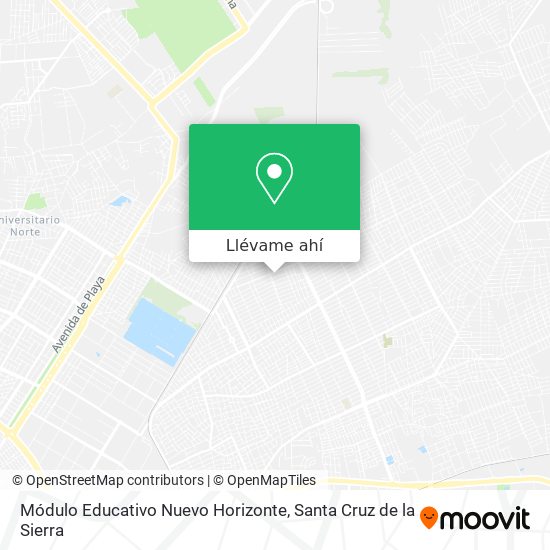 Mapa de Módulo Educativo Nuevo Horizonte