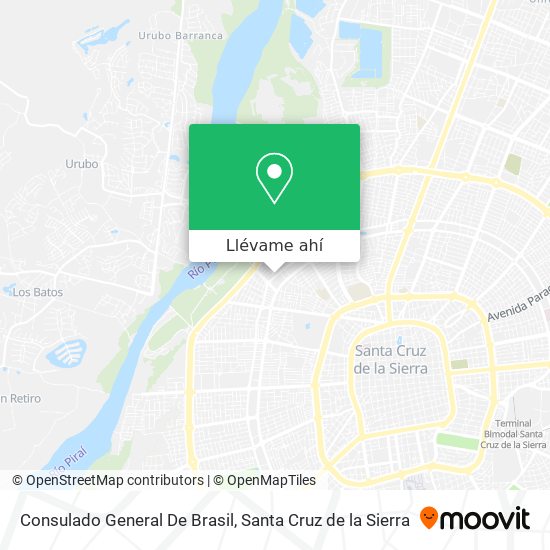 Mapa de Consulado General De Brasil