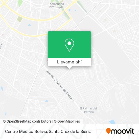 Mapa de Centro Medico Bolivia